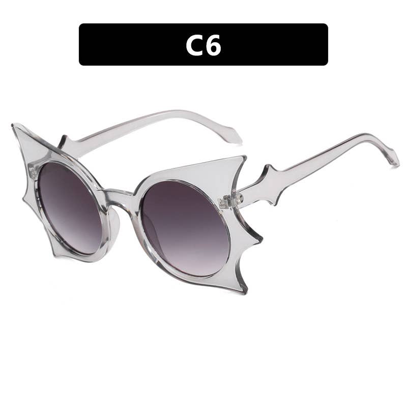 Y2K Gothic Bat Hip Hop Funny Women Butterfly Sunglasses