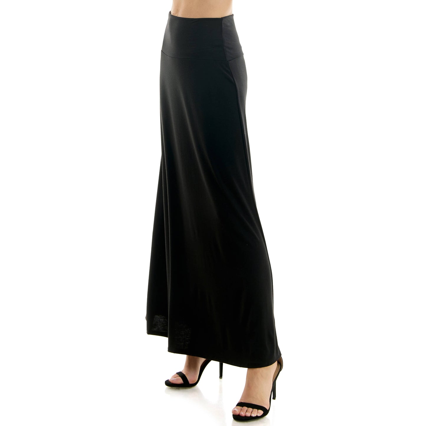 HIGH WAIST MAXI BASIC SKIRTS