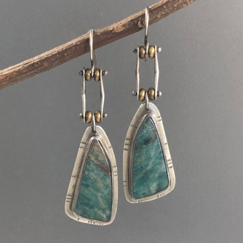 Vintage Geometric Irregular Dangle Earrings DP25D832